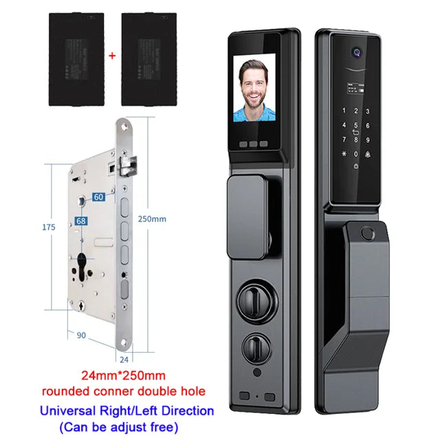 YKESDL Waterproof Outdoor Smart Lock With WiFi Alexa Tuya Camera