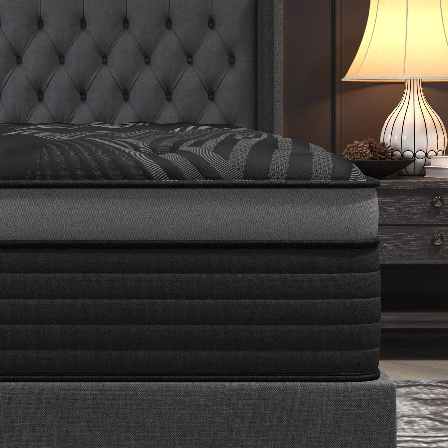 Sweetlove Gel Memory Foam Hybrid Mattress With Pocket Spring Medium Firm
