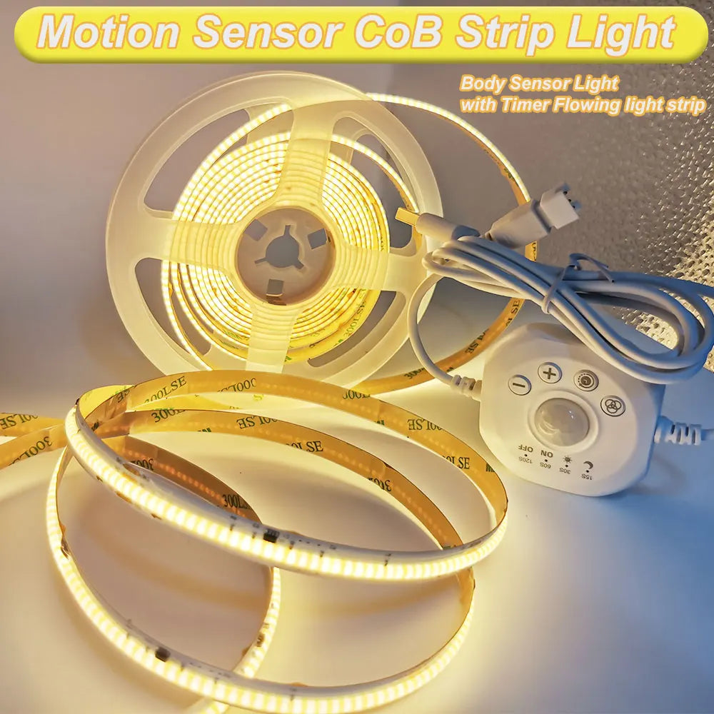 Acosh Neon Body Sensing COB LED Strip Light USB Powered