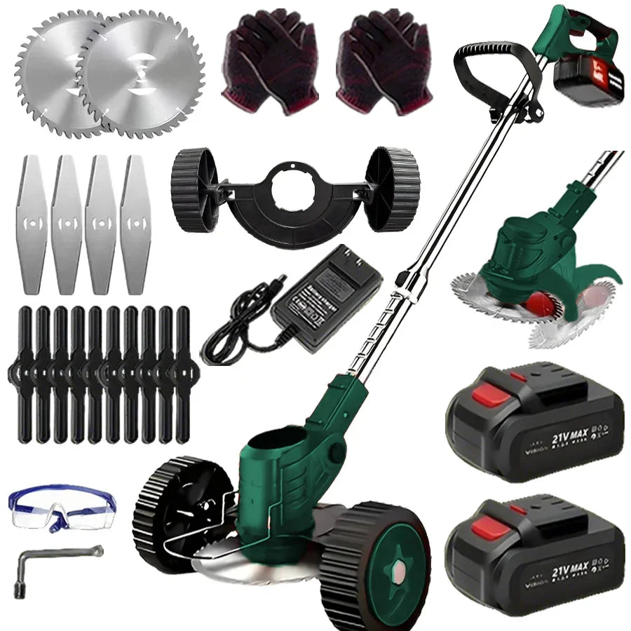 Cordless Lawn Trimmer Edger And Brush Cutter For Garden Yard