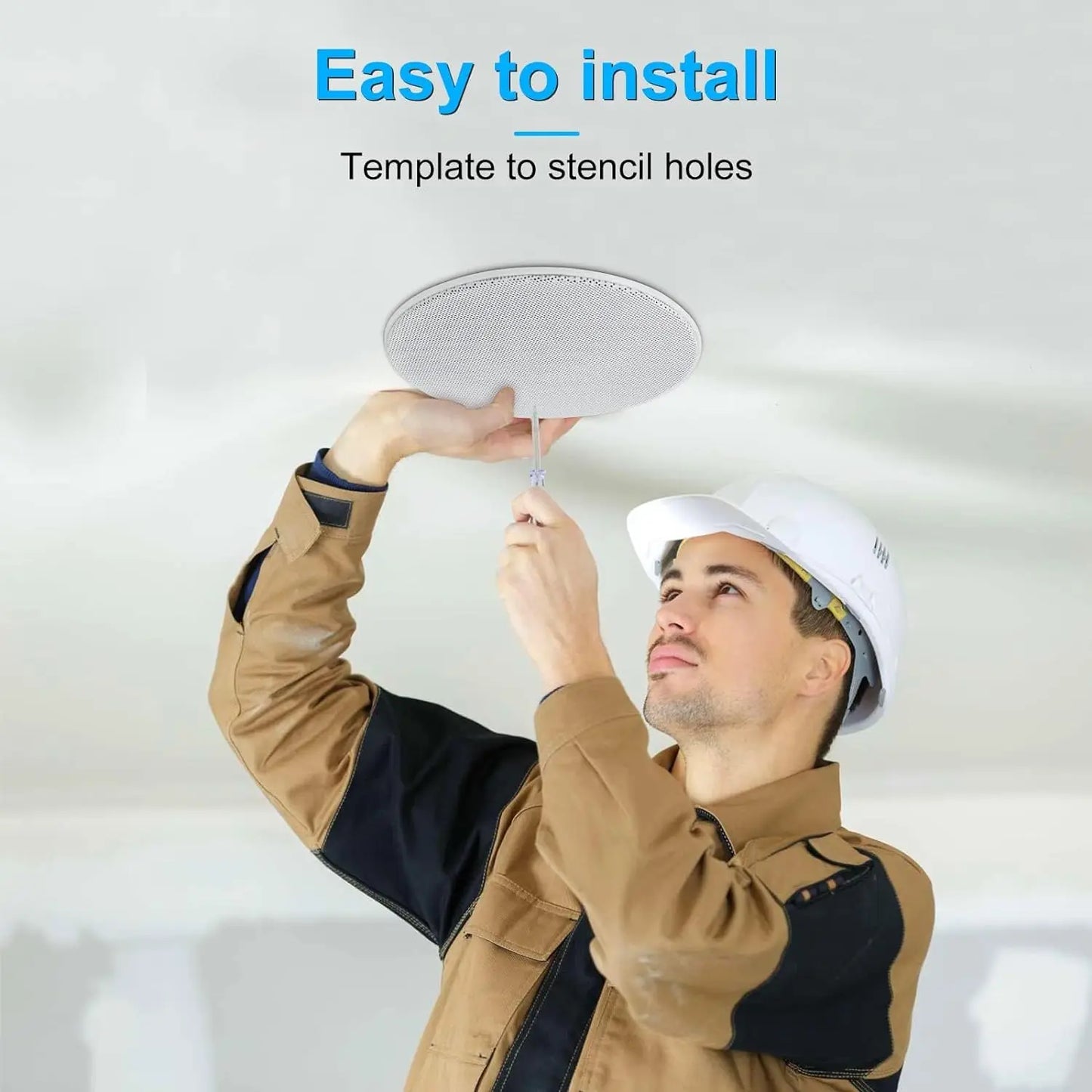 Herdio 320W Bluetooth Ceiling Speakers 2 Way for Home Theater