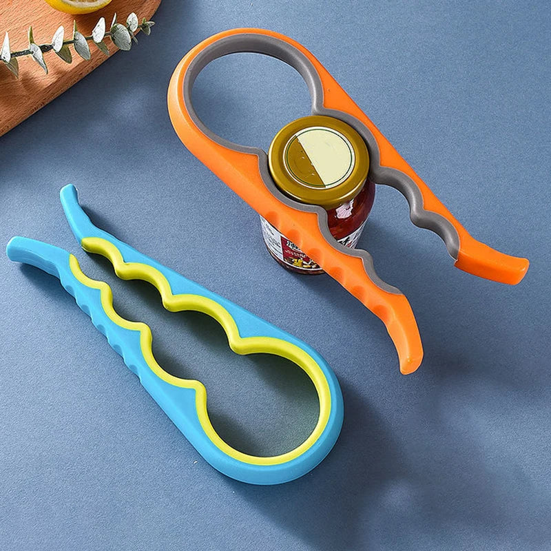 Multifunctional 4 In 1 Kitchen Tool Jar Can Bottle Opener