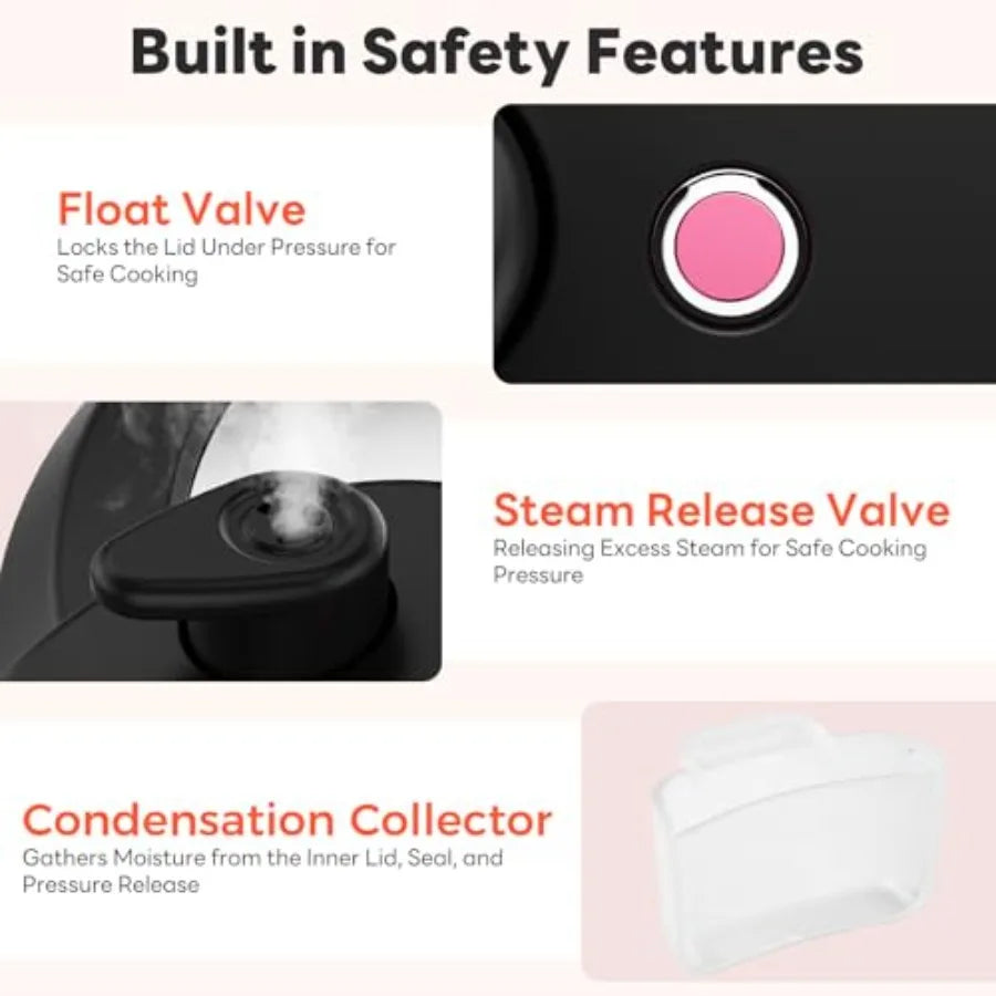 Multi-Cooker Electric Pressure Cooker With Ceramic Pot