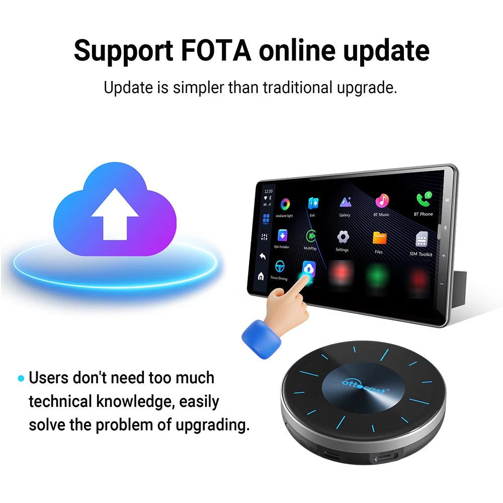 OTTOCAST P3 Android AI Box For CarPlay And Android Auto
