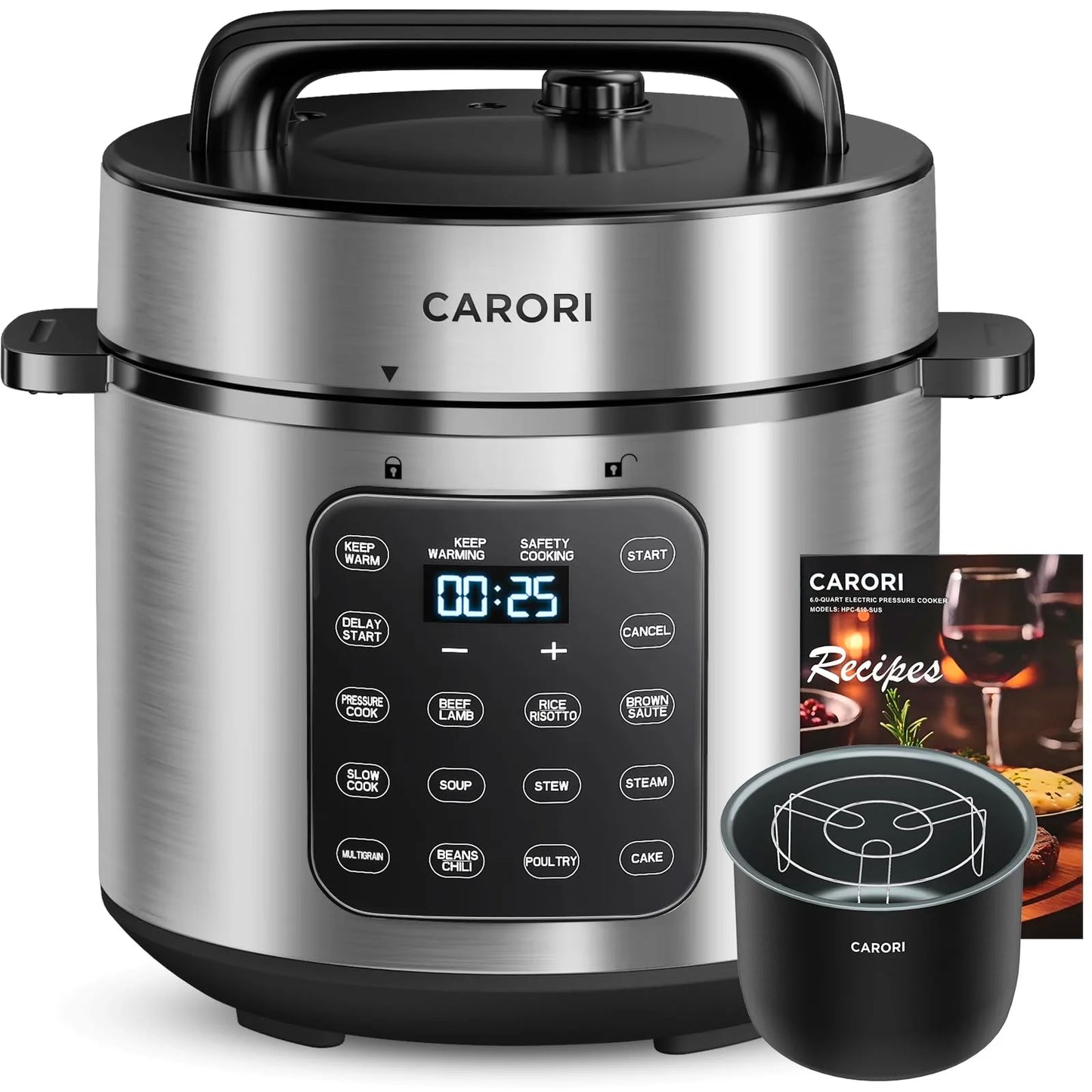 Carori 9 In 1 Electric Pressure Cooker Programmable Multi Function