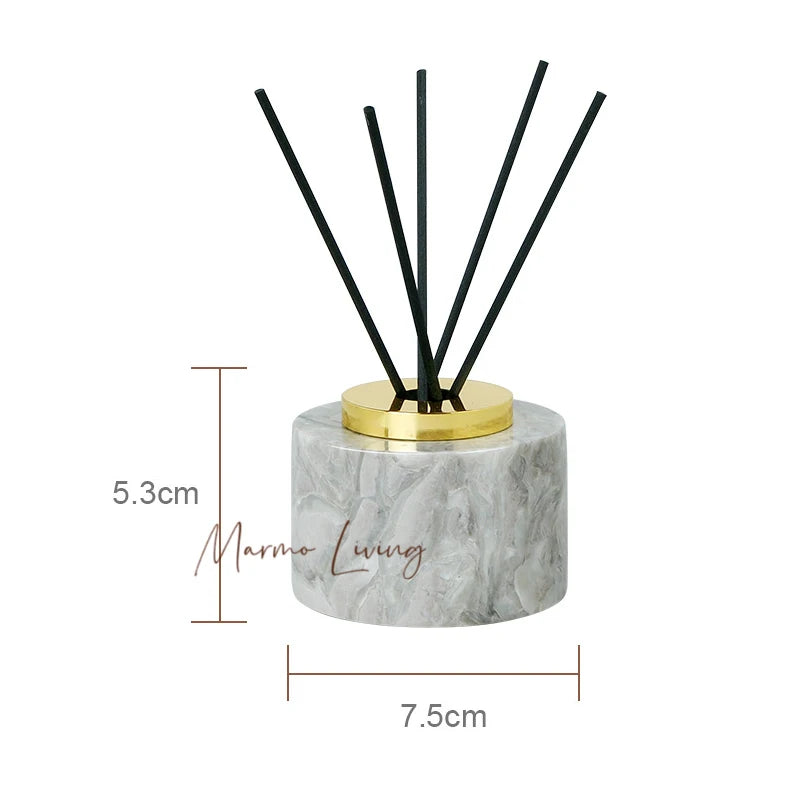 Pitaya Flower Natural Marble Bathroom Accessories Set With Soap Dispenser