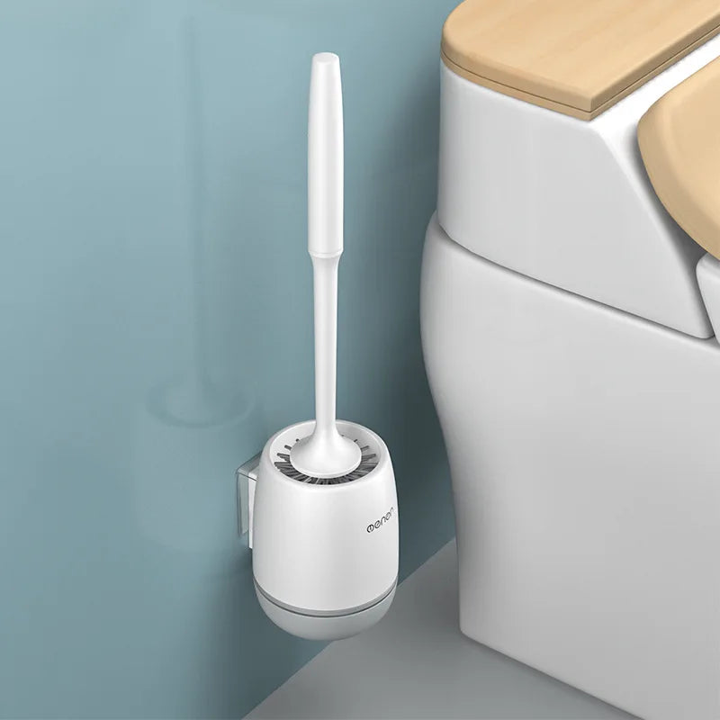 Mengni Silicone Toilet Brush Cleaner For Bathroom Walls And Floors