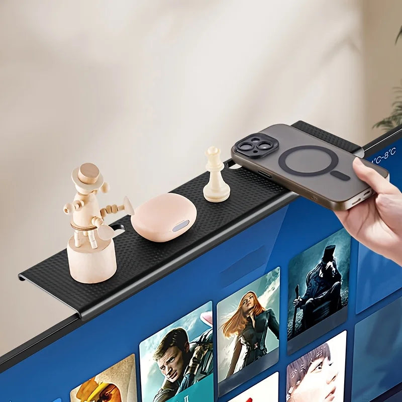 Adjustable TV Top Shelf Monitor Organizer For Home Office
