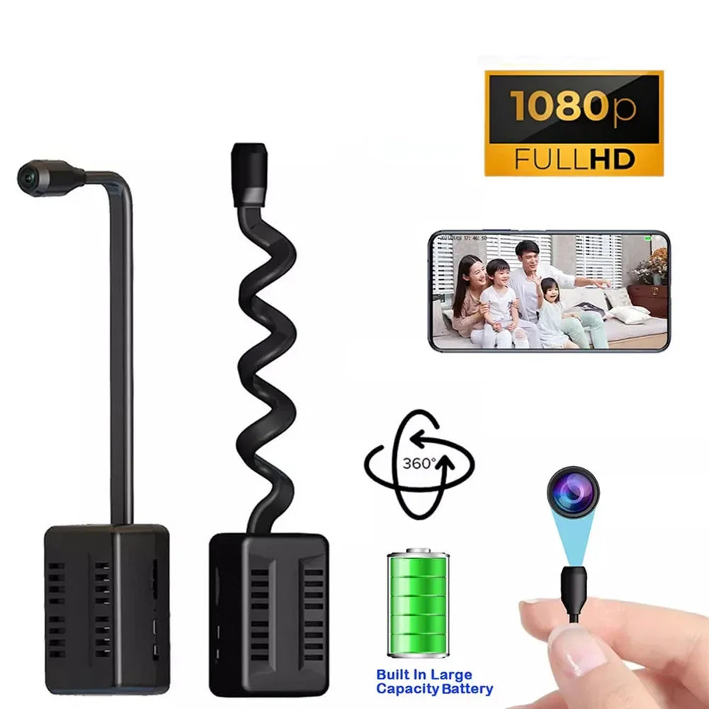 Mini WiFi Surveillance Camera 1080P Nanny Cam With Motion Detection