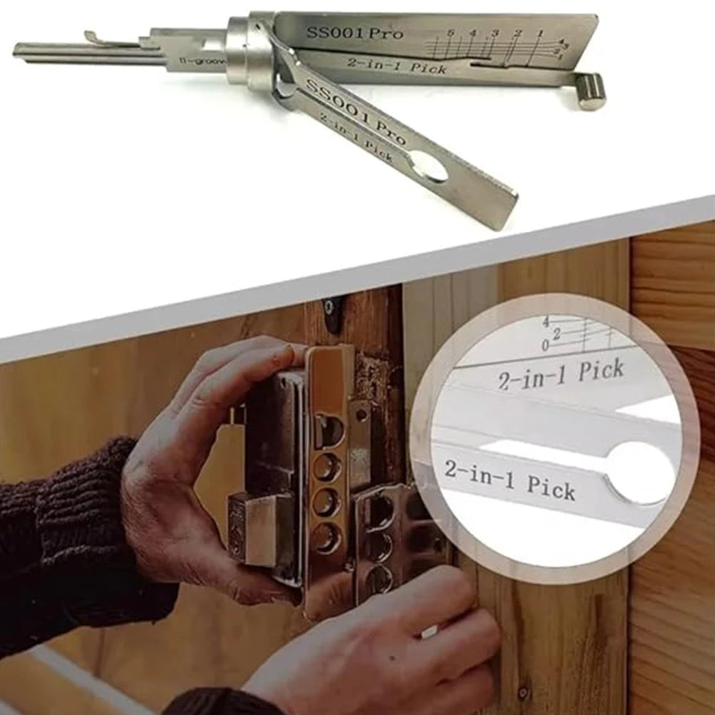 SS001 Key Decoder Tool O Ring Pickup Kit Stainless Steel