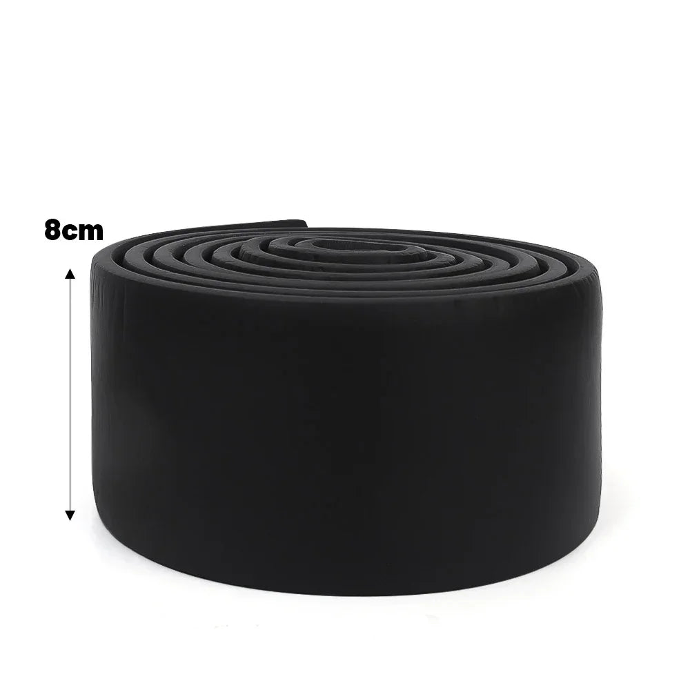 Waterproof Self Adhesive Skirting Line 3D Wall Sticker Anti Collision
