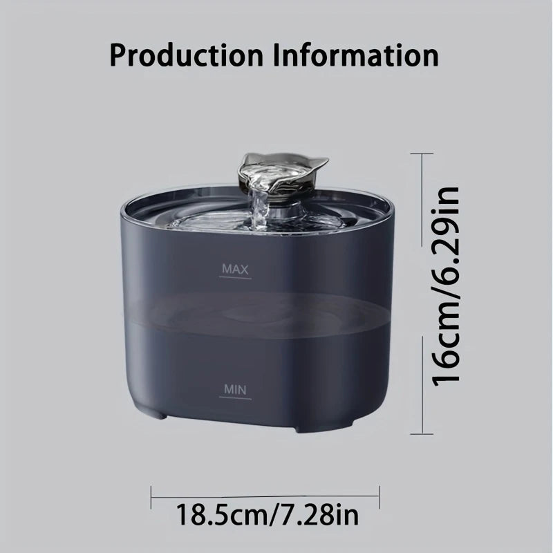 Cat Water Fountain With Filter Fresh Drinking And Quiet Pump