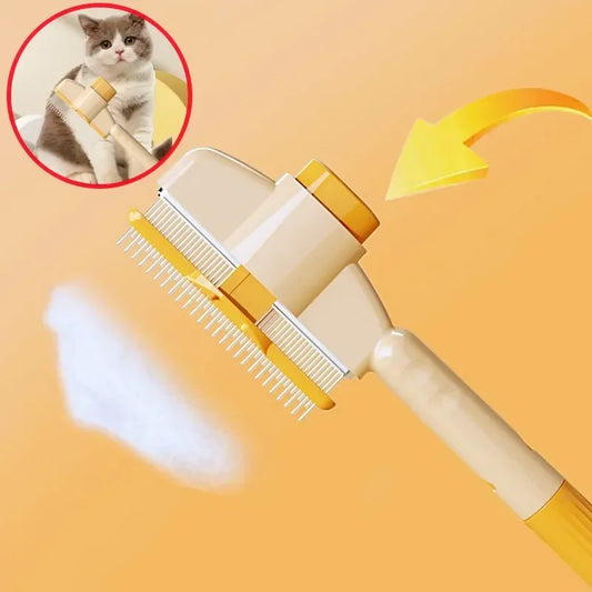 Dog Comb Pet Hair Remover Self Cleaning Brush Massage For Dogs