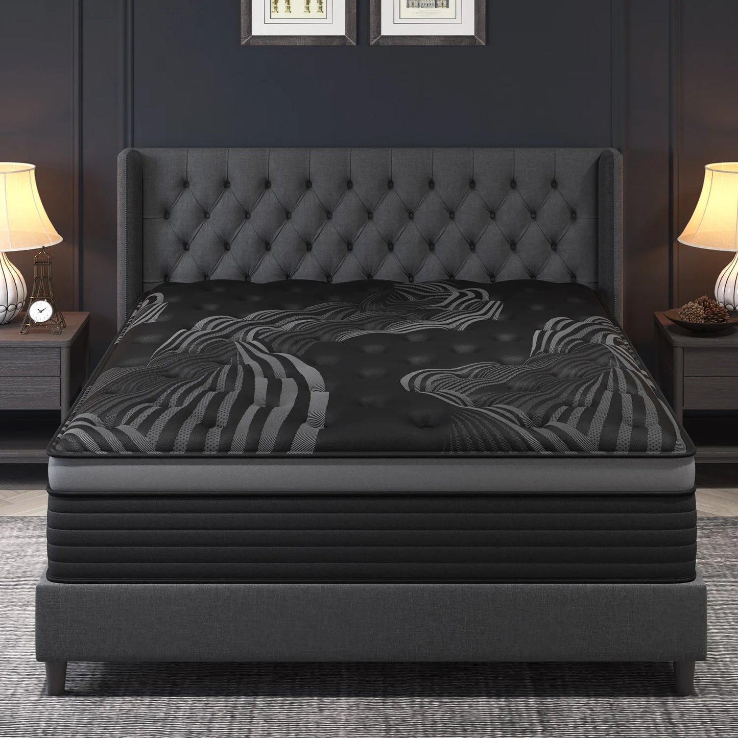 Sweetlove Gel Memory Foam Hybrid Mattress With Pocket Spring Medium Firm
