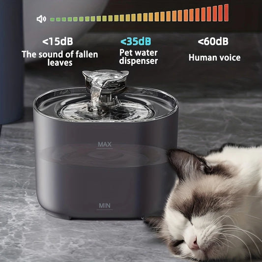 Cat Water Fountain With Filter Fresh Drinking And Quiet Pump