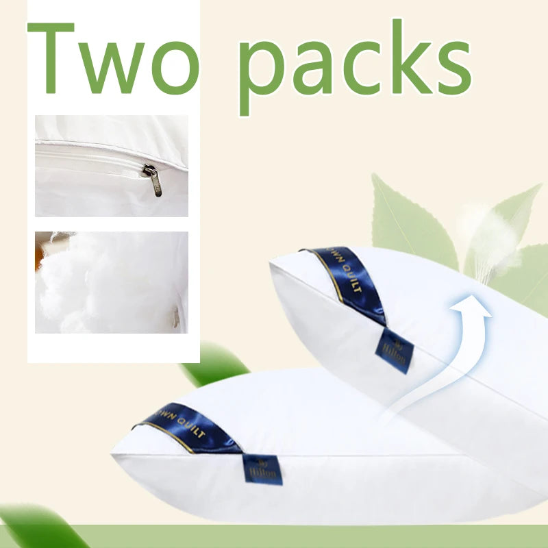 Memory Foam Hotel Pillow With One Hundred Percent Cotton Cover