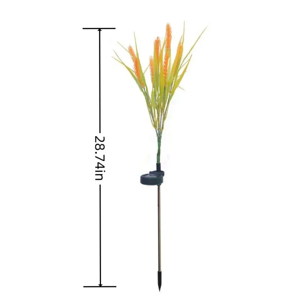 Solar Powered Wheat Ear Ground Mounted Light for Outdoor Decoration