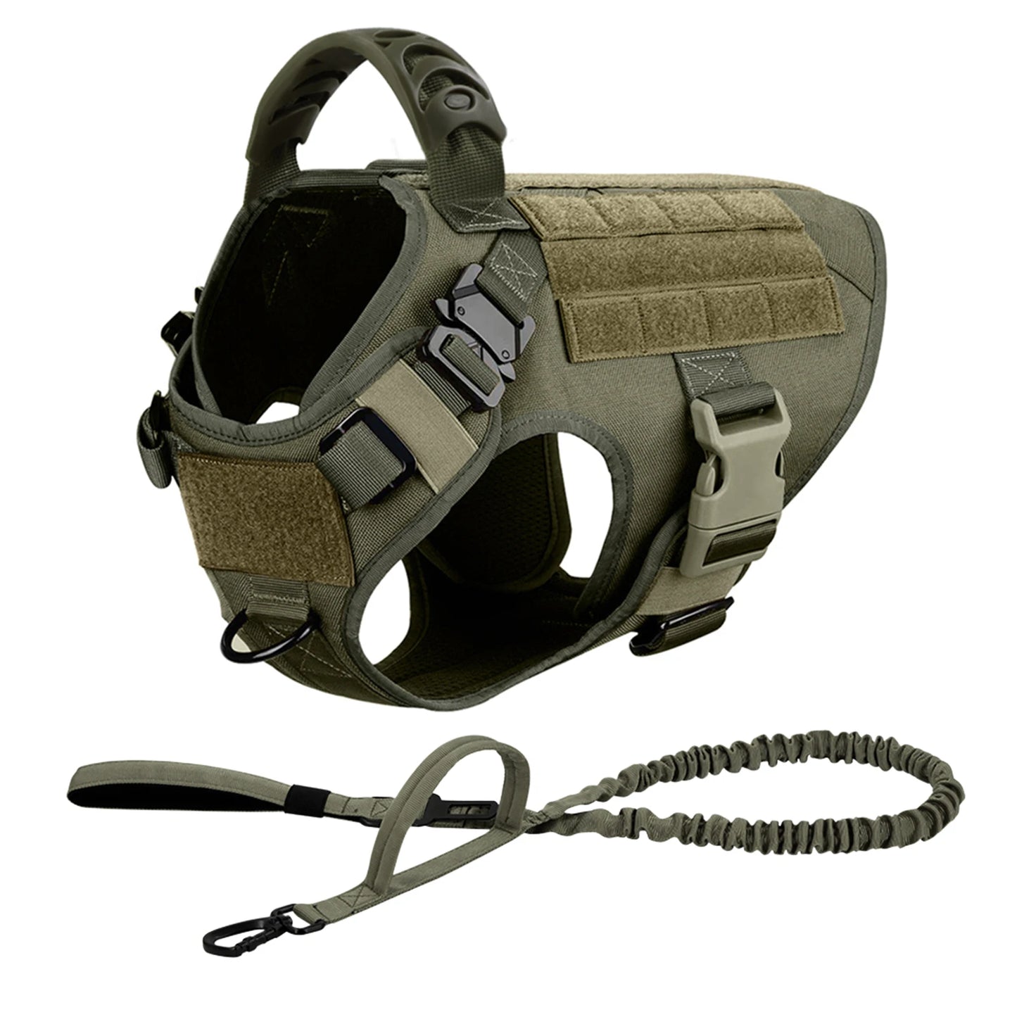 Tactical Dog Harness And Leash Set No Pull Training