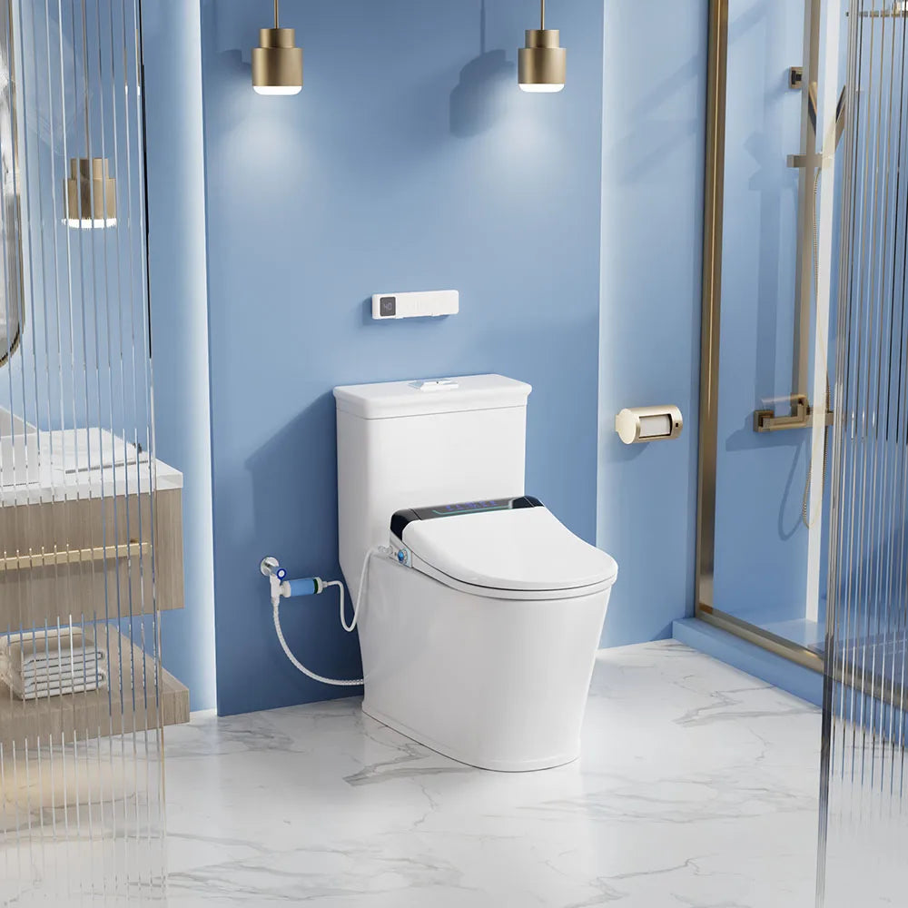 SANYIPACE Smart Toilet Bidet With Heated Seat And Remote