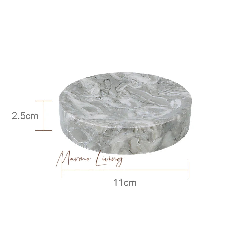 Pitaya Flower Natural Marble Bathroom Accessories Set With Soap Dispenser
