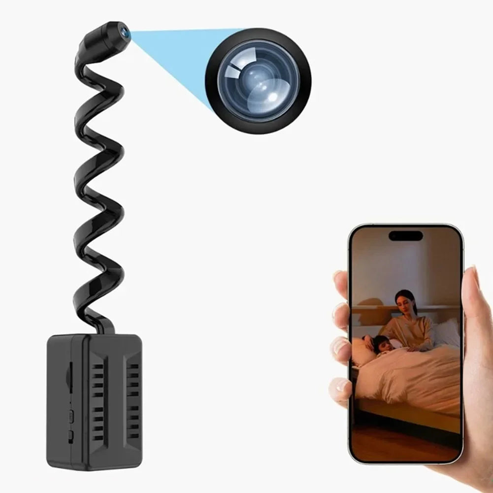 Mini WiFi Surveillance Camera 1080P Nanny Cam With Motion Detection