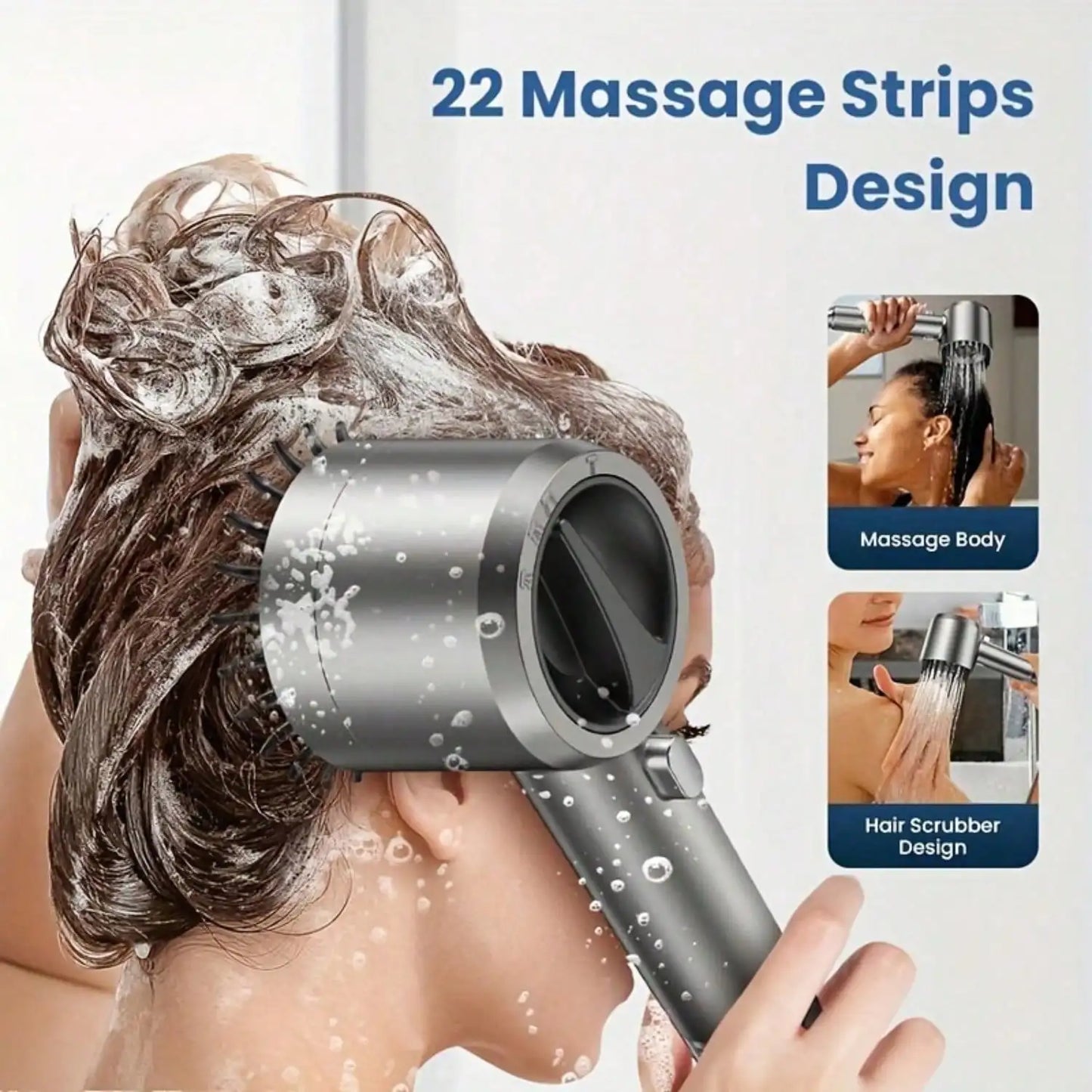 Filtered Shower Head Handheld High Pressure 4 Spray Modes