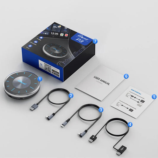 OTTOCAST P3 Android AI Box For CarPlay And Android Auto