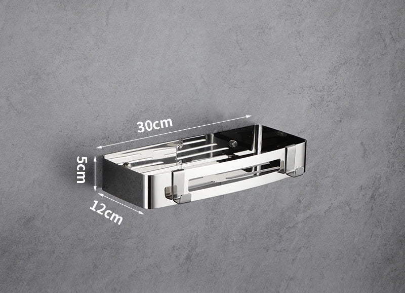 Stainless Steel Bathroom Corner Shelf Wall Mounted Organizer