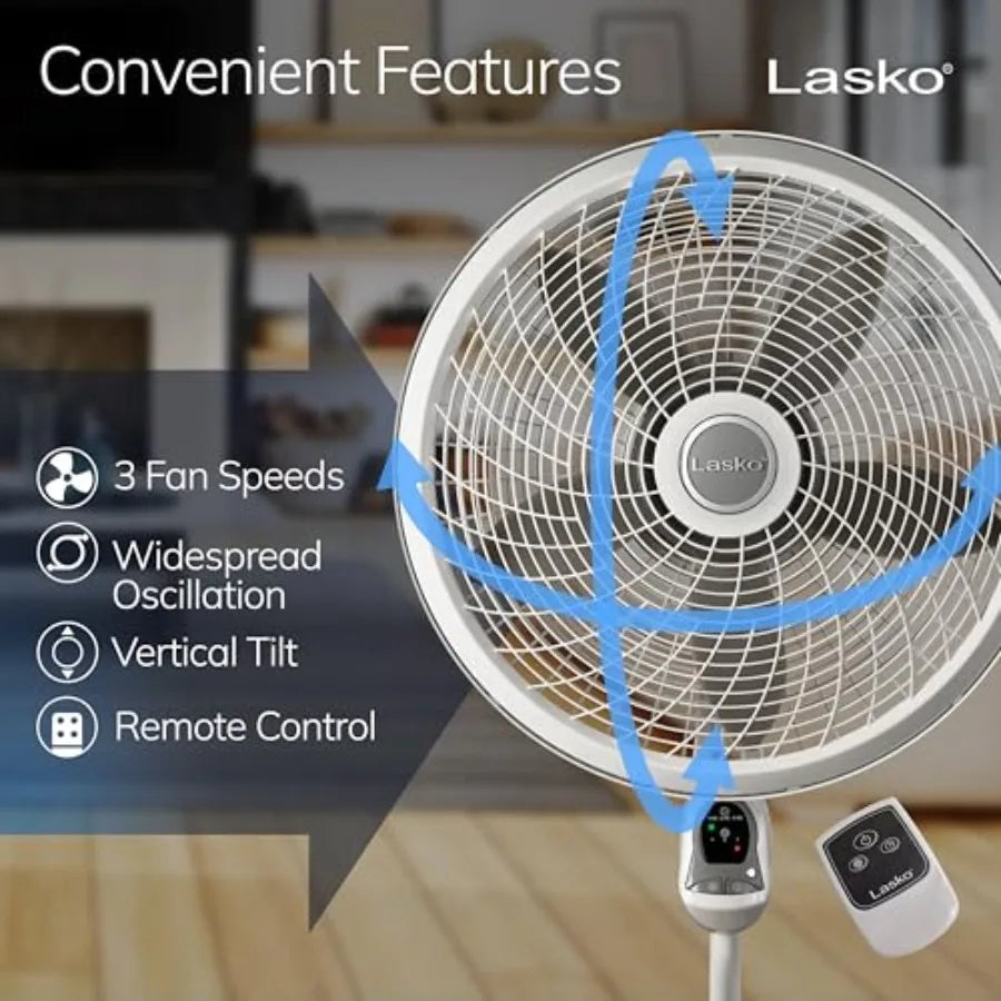 Cyclone Pedestal Fan For Bedroom Kitchen Office Living Room