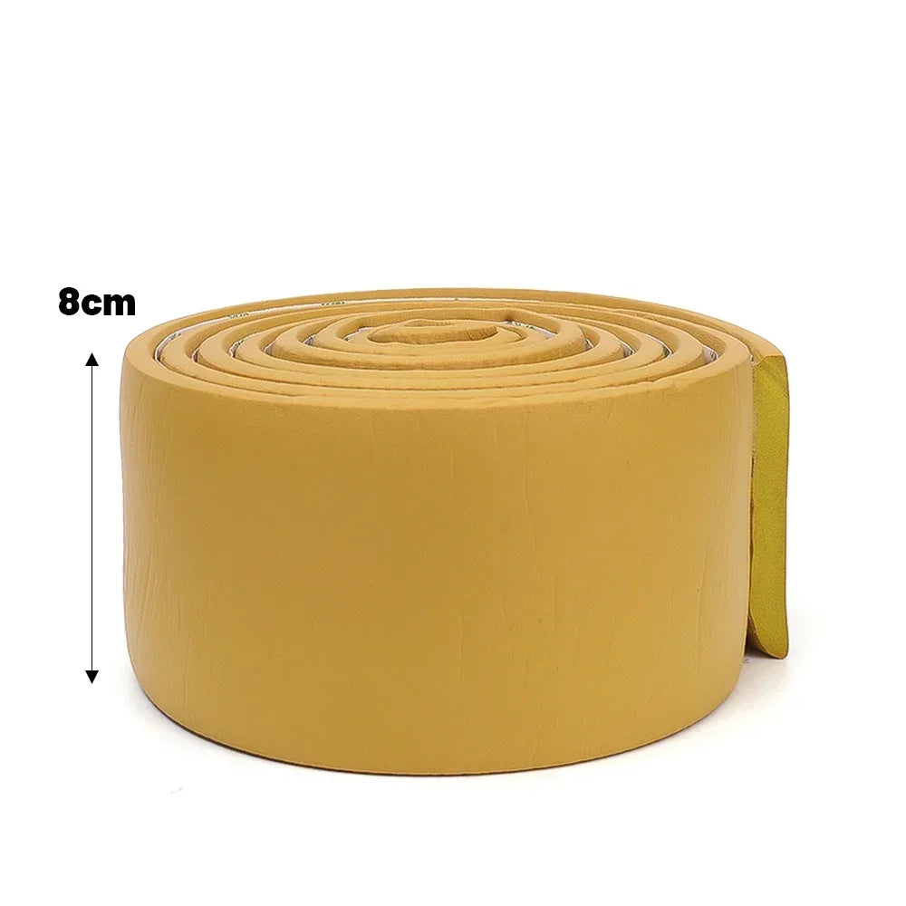 Waterproof Self Adhesive Skirting Line 3D Wall Sticker Anti Collision