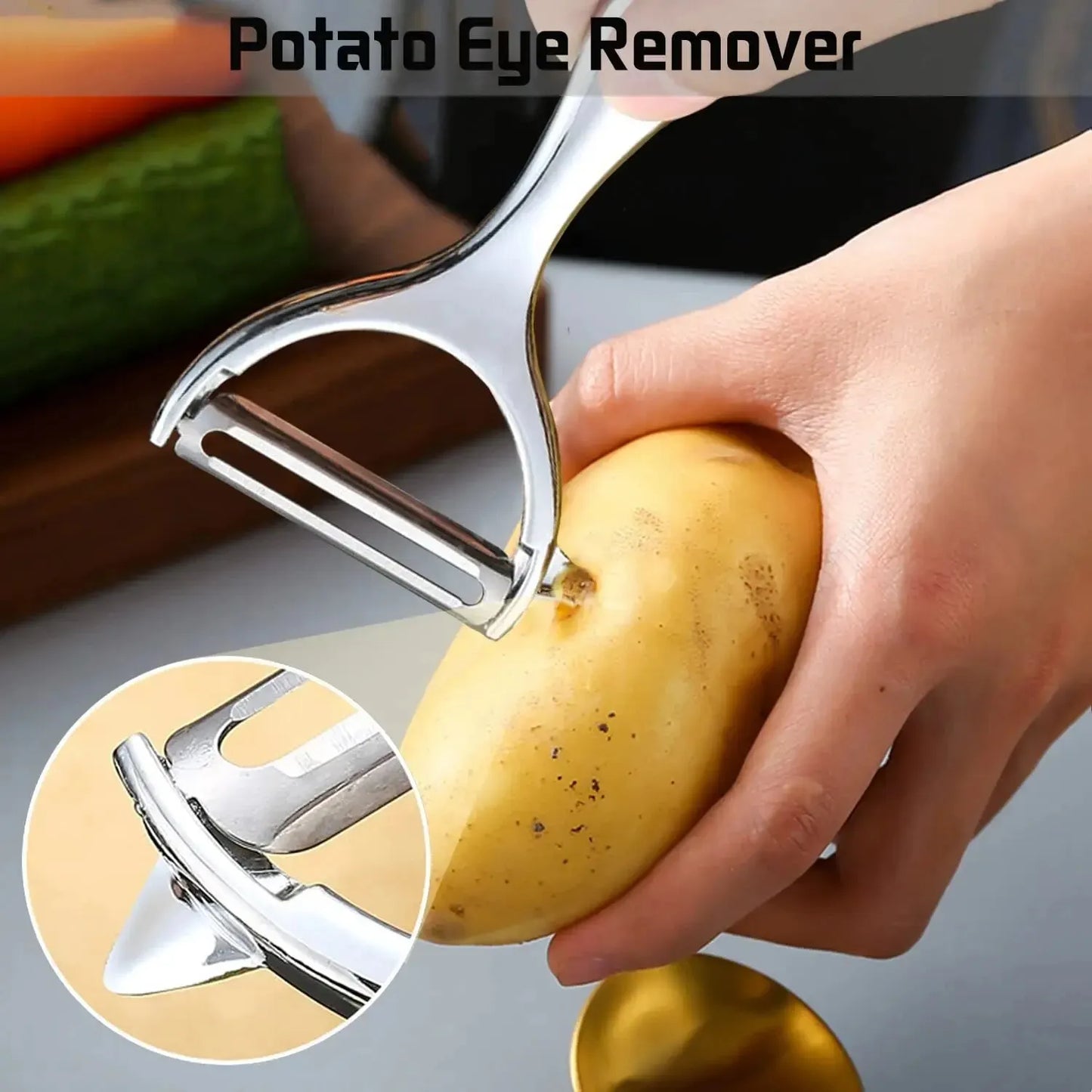 Stainless Steel Vegetable Peeler And Grater Tool Multi Function