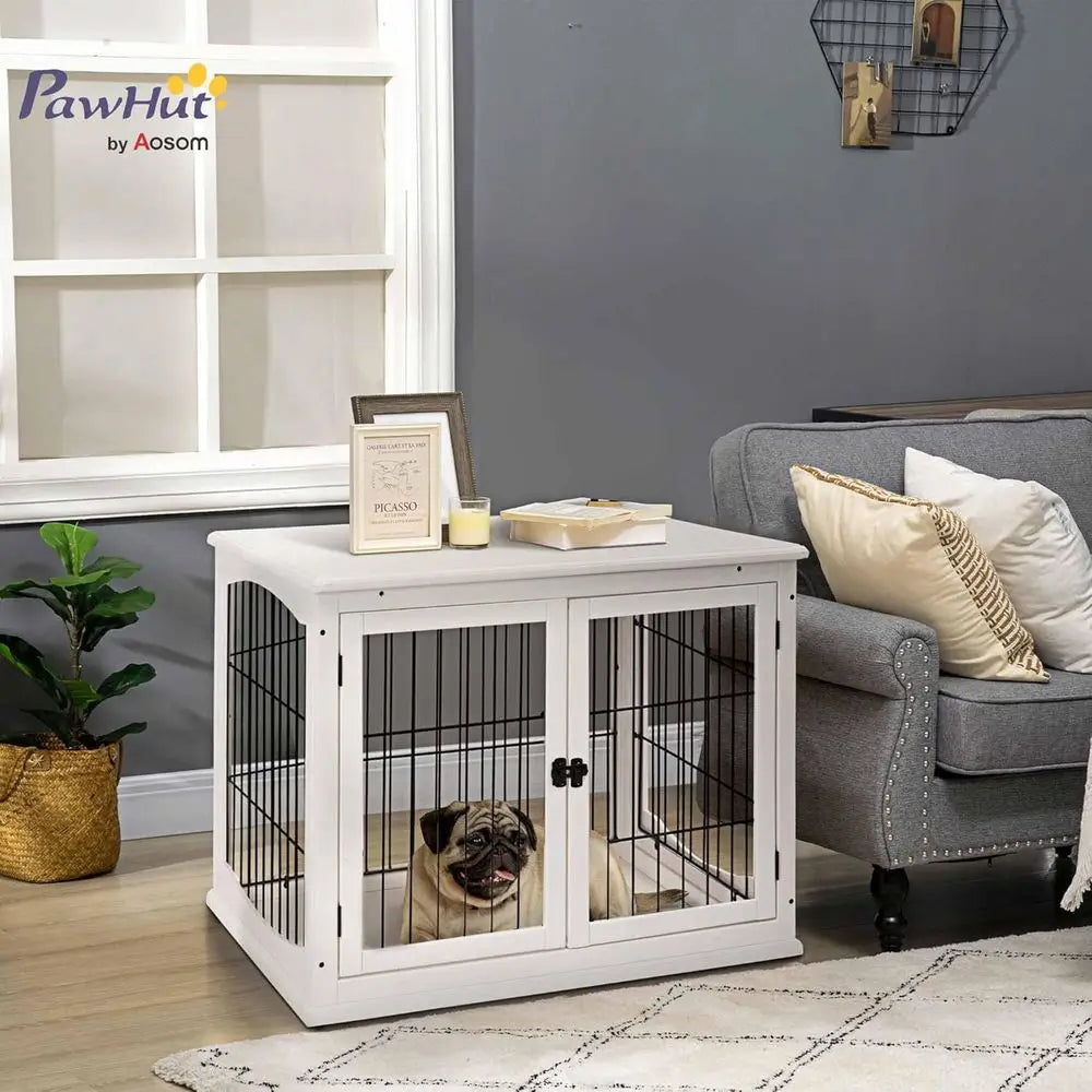 Lockable Dog Cage End Table Kennel For Indoor Use Premium