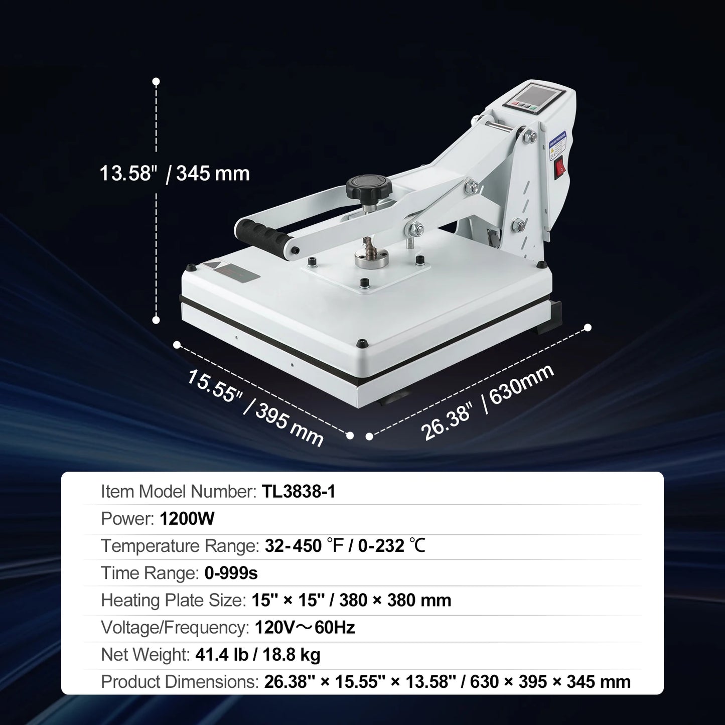 Succebuy Heat Press Machine Clamshell for Sublimation Transfers