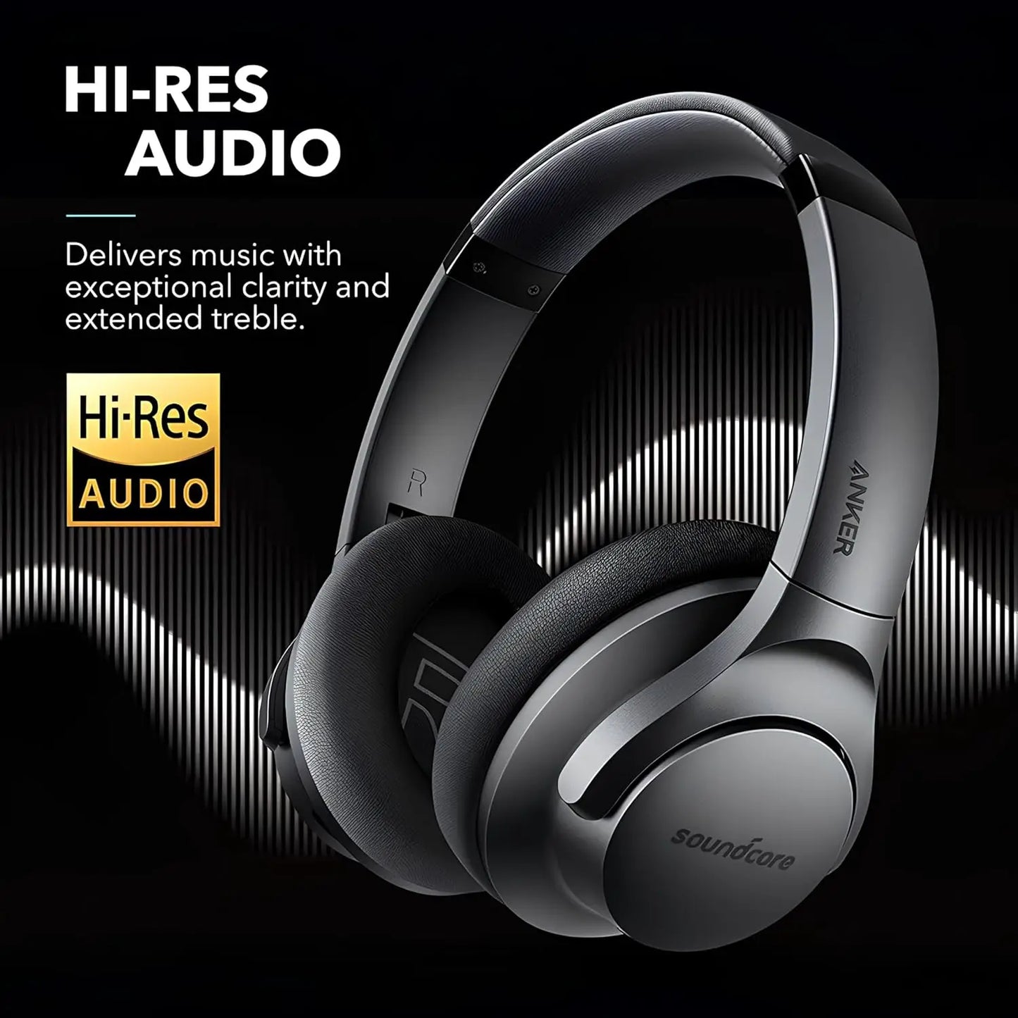 Soundcore By Anker Life Q20 Hybrid ANC Wireless Headphones