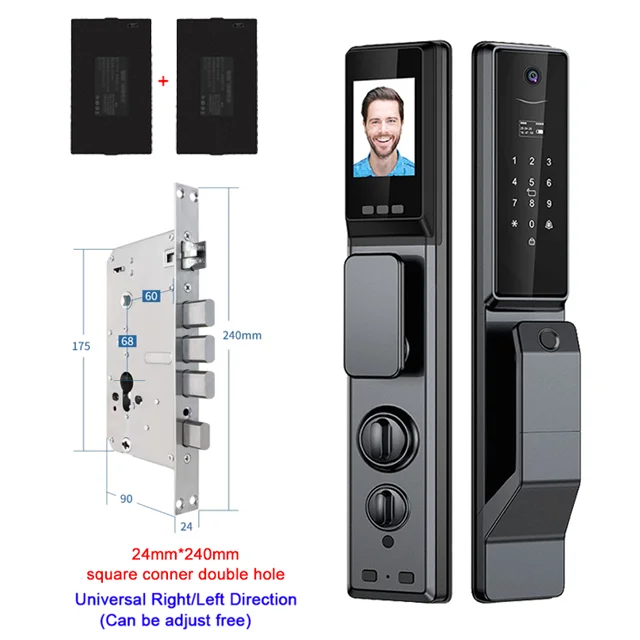 YKESDL Waterproof Outdoor Smart Lock With WiFi Alexa Tuya Camera