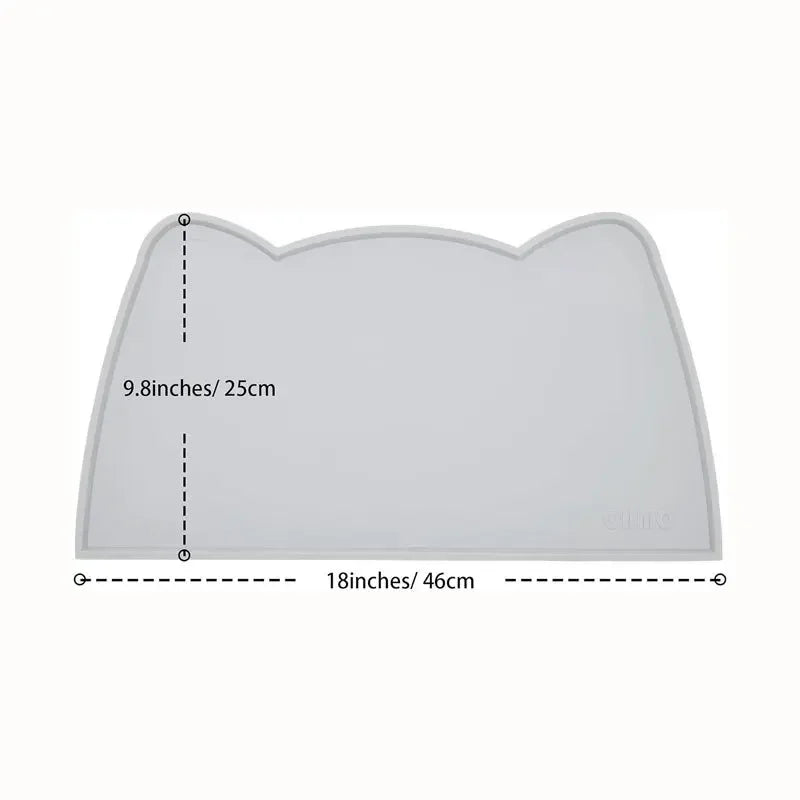 Food Grade Silicone Cat Dog Bowl Mat Waterproof Anti Slip
