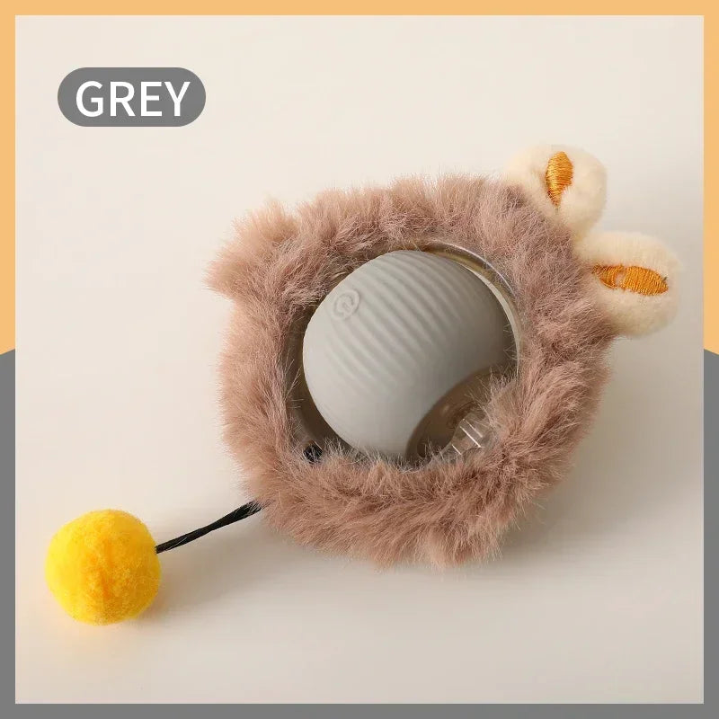 Cat Interactive Automatic Rolling Ball Toy With Rechargeable Battery