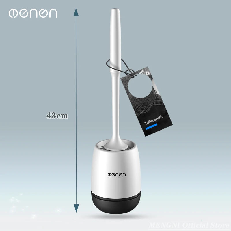Mengni Silicone Toilet Brush Cleaner For Bathroom Walls And Floors