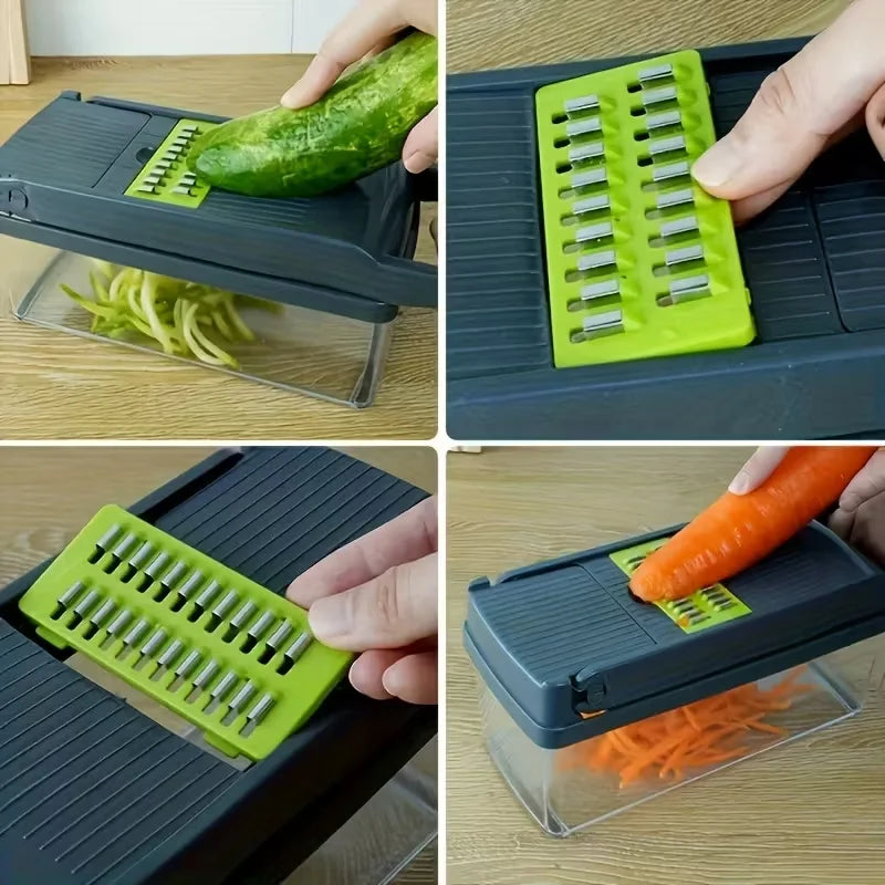 14-In-1 Multifunction Vegetable Chopper And Slicer Kitchen Tool