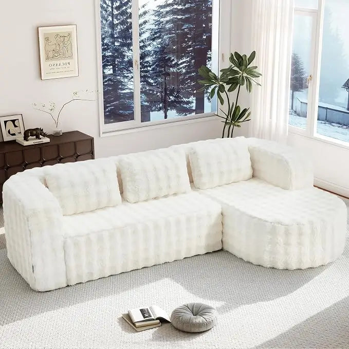 Cloud Modular Sectional Sofa With L Shaped Chaise Memory Foam