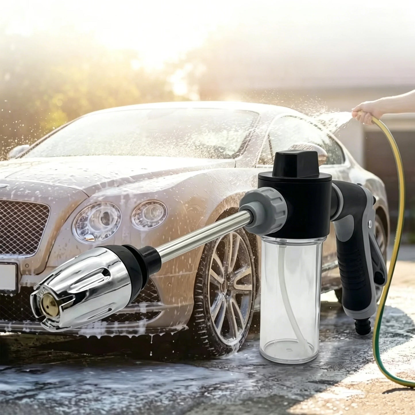 High Pressure Car Wash Water Gun With Foam Kettle Sprayer