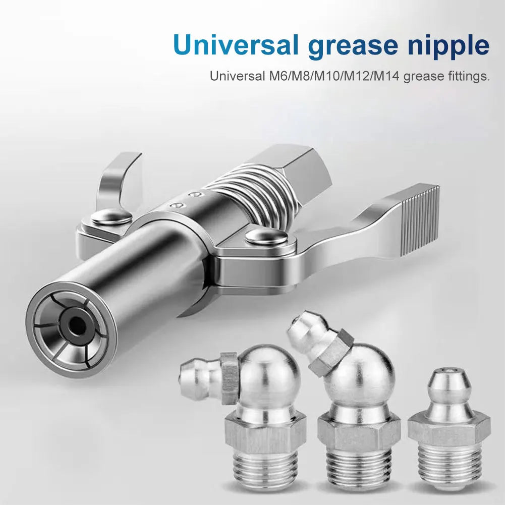 APWIKOGER Grease Gun Coupler 10000 PSI Quick Release