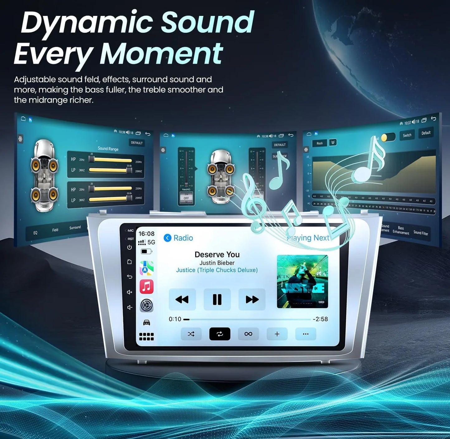 LEEOCAR Android 14 Car Radio With GPS Navigation And CarPlay