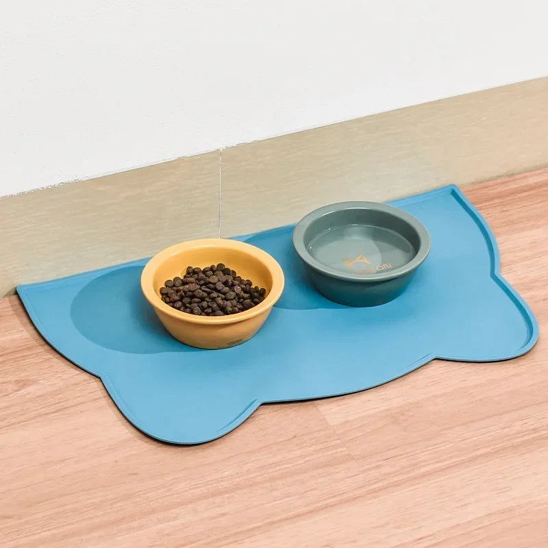 Food Grade Silicone Cat Dog Bowl Mat Waterproof Anti Slip