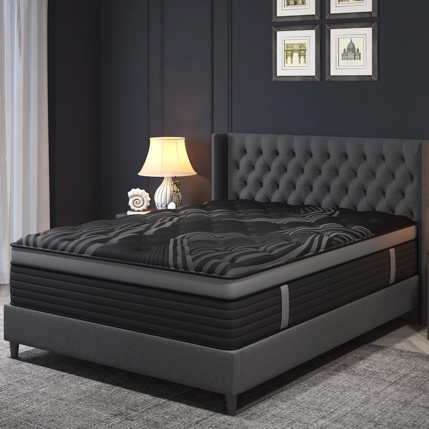 Sweetlove Gel Memory Foam Hybrid Mattress With Pocket Spring Medium Firm