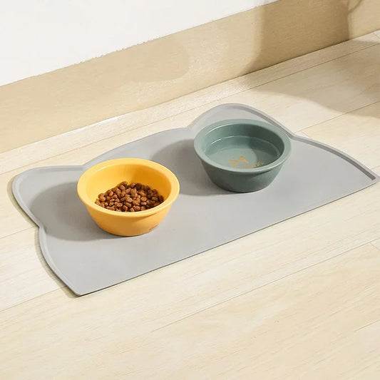 Food Grade Silicone Cat Dog Bowl Mat Waterproof Anti Slip