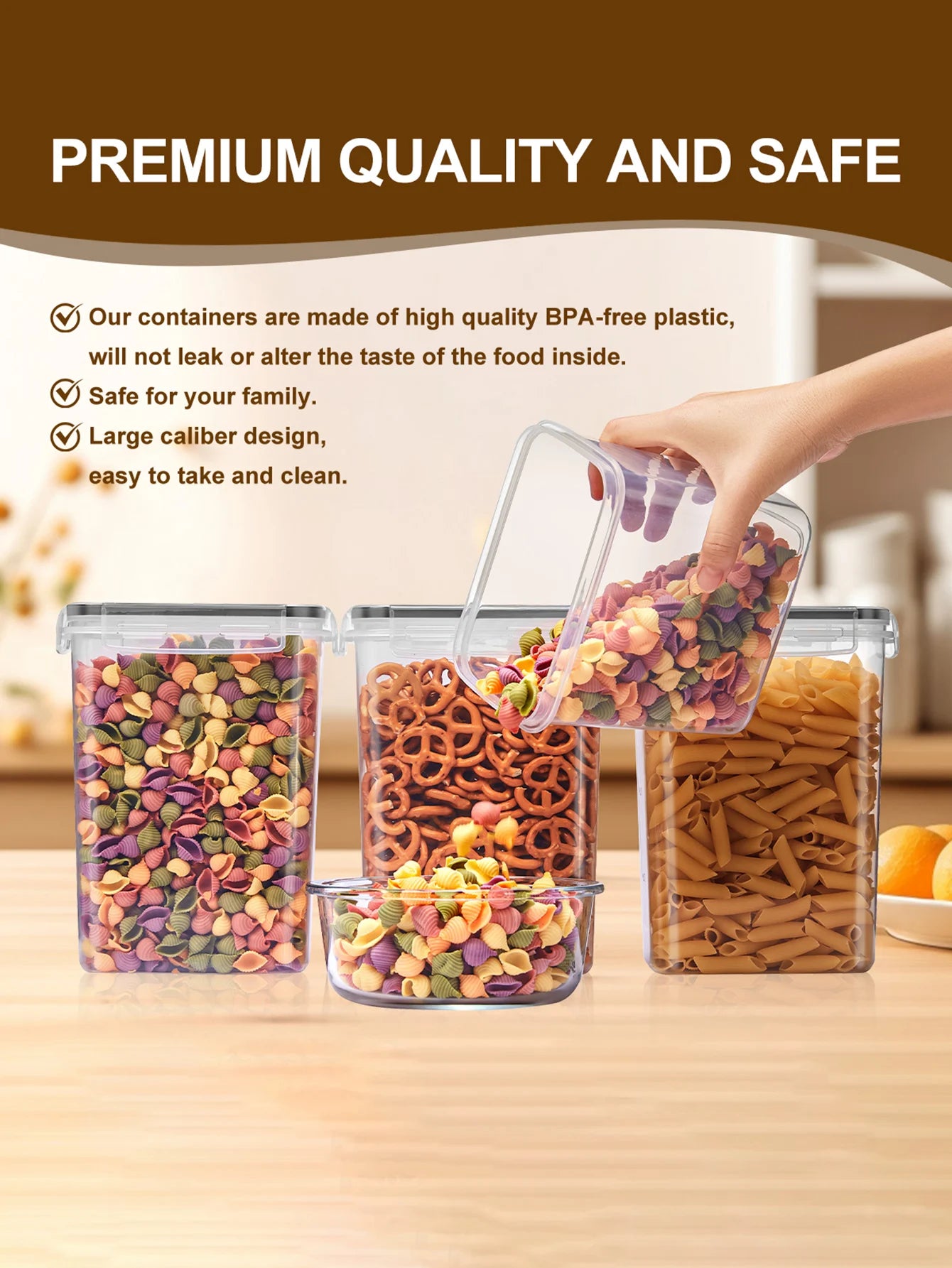 48 Pack Sealed Plastic Food Storage Containers With Lids