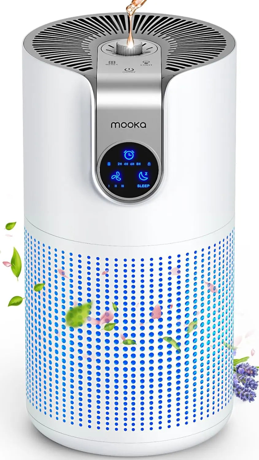 MOOKA Air Purifier With Aromatherapy And HEPA For Home