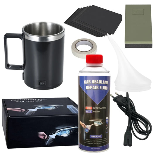 Headlight Restoration Kit For Car Headlights And Lamps