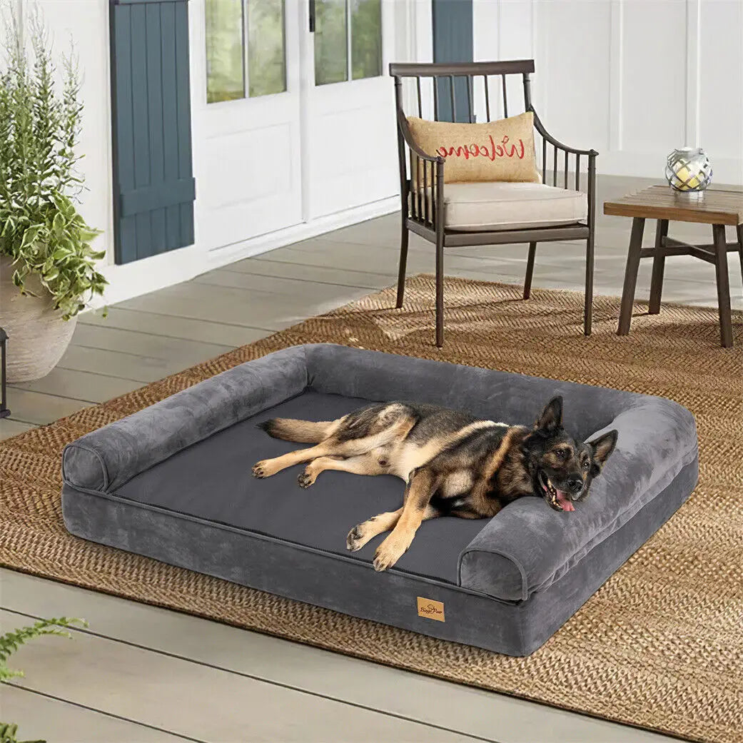 BINGOPAW Orthopedic Dog Bed With Removable Washable Foam Cushion
